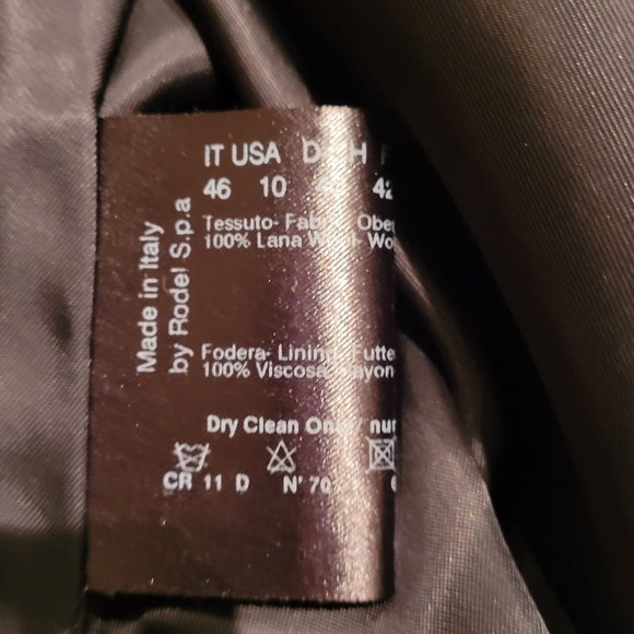 Cinzia Rocca Wool Coat, Black NWOT - Picture 6 of 6